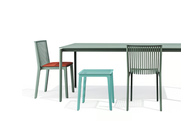 GAO - Rectangular steel and PaperStone table by BABEL D - view 3